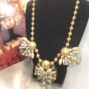J CREW VINTAGE RETIRATED STYLE NECKLACE 8.5"IN